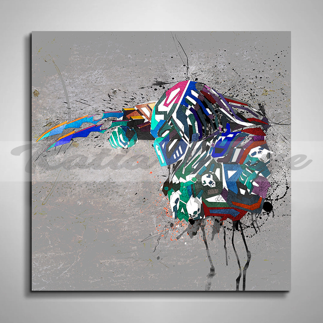 Abstract Movie Canvas Wall Art Inspired bib Predator // MOV-PR01