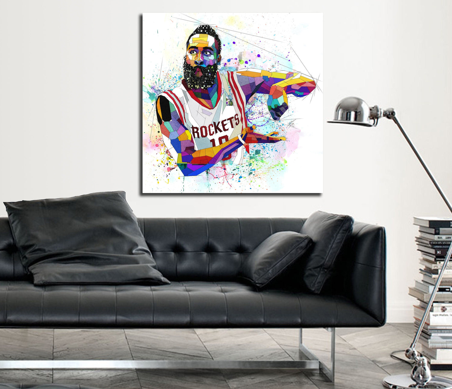  STAINA Basketball Player Poster James Harden Cover Picture (5)  Canvas Wall Art Poster Decorative Bedroom Modern Home Print Picture  Artworks Posters 12x18inch(30x45cm): Posters & Prints