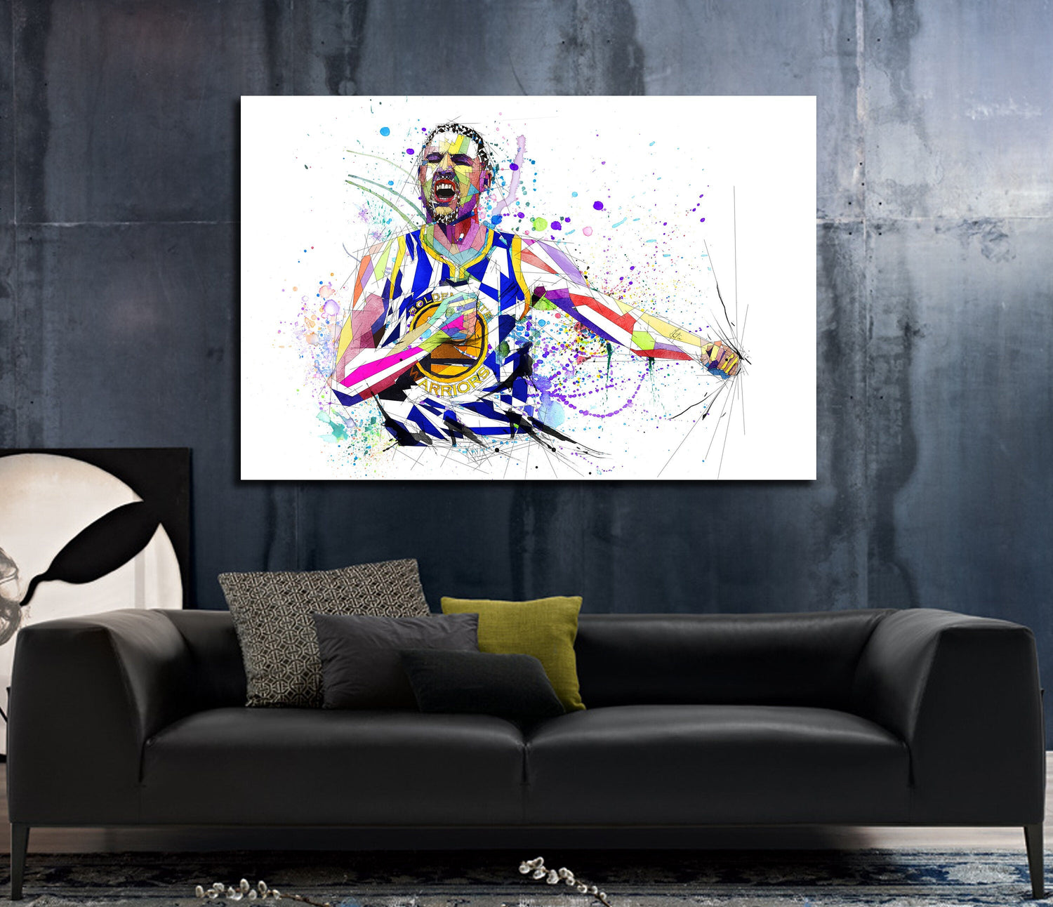 Sports Star Basketball Player Klay Thompson Sports Poster 5 Canvas Poster  Wall Art Decor Print Picture Paintings for Living Room Bedroom Decoration