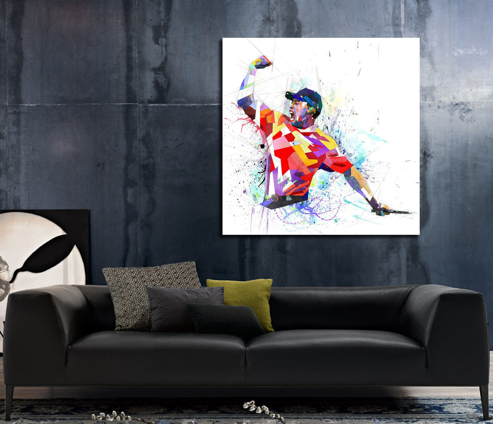 Buy Canvas Print Tiger Woods Wall Art Poster Online - KatiaSkye